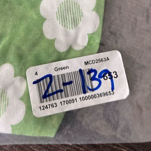 ModCloth Marketing My Words A-Line Dress in Green with White Daisy. Size 4. NWT! - Picture 11 of 11